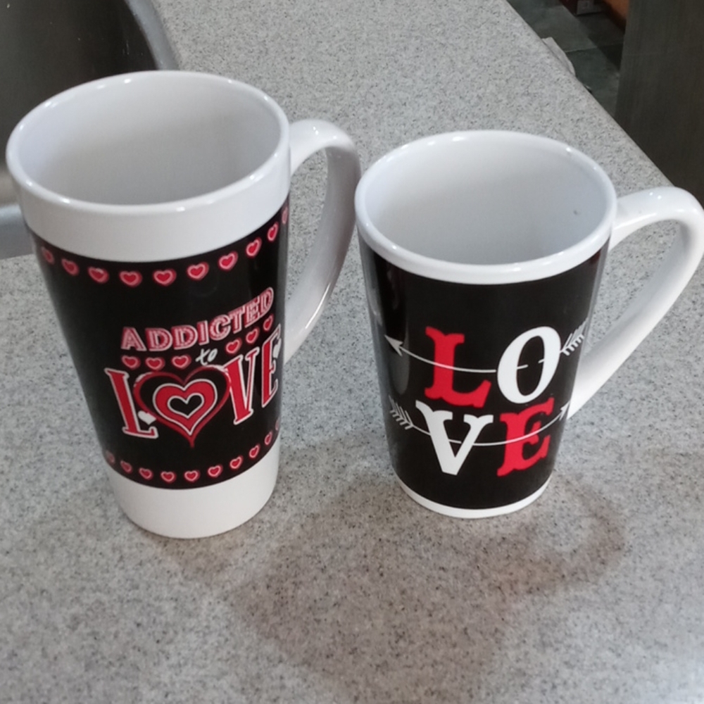 Set of Love Coffee Mugs